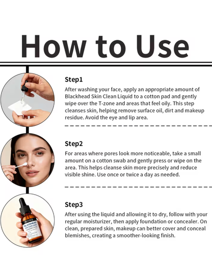 Blackhead Skin Clean Liquid – Acne-Concealing Formula